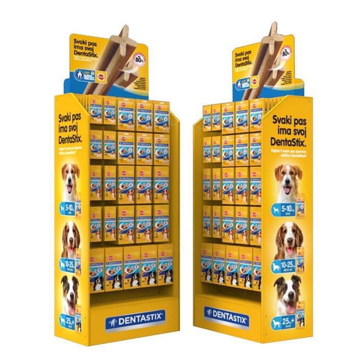 Displayrekken voor dierenvoeding